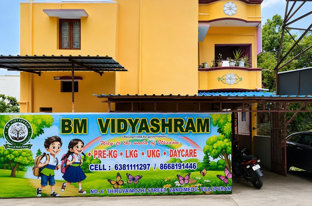 BM Vidyashram Pre School campus, Vandimedu, Viluppuram